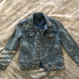 Girls blue denim jacket. Brand new without tags